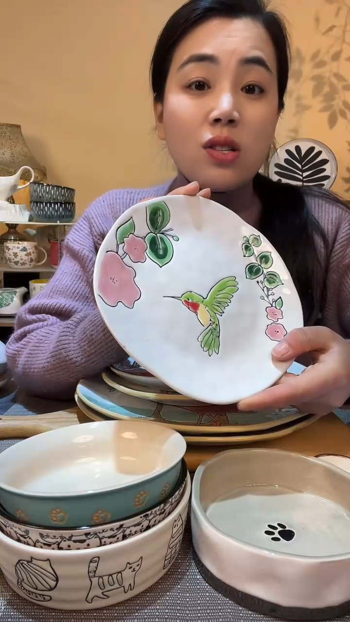 【闪购商品】瓷片瑕疵款 7.5英寸盘 介意勿拍