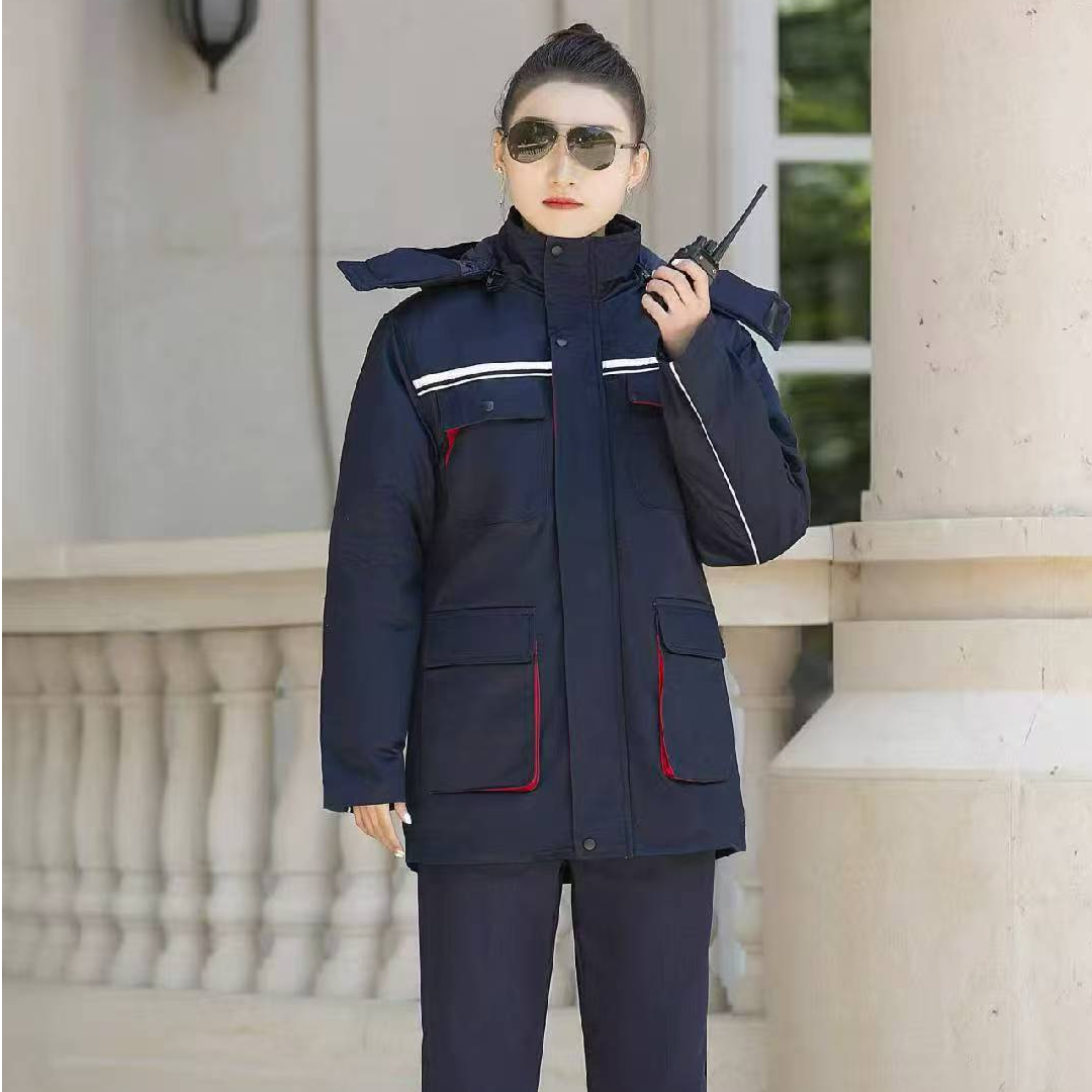 冬季加厚防静电工作服棉服加油站化工厂保暖棉袄可拆卸男女劳保服