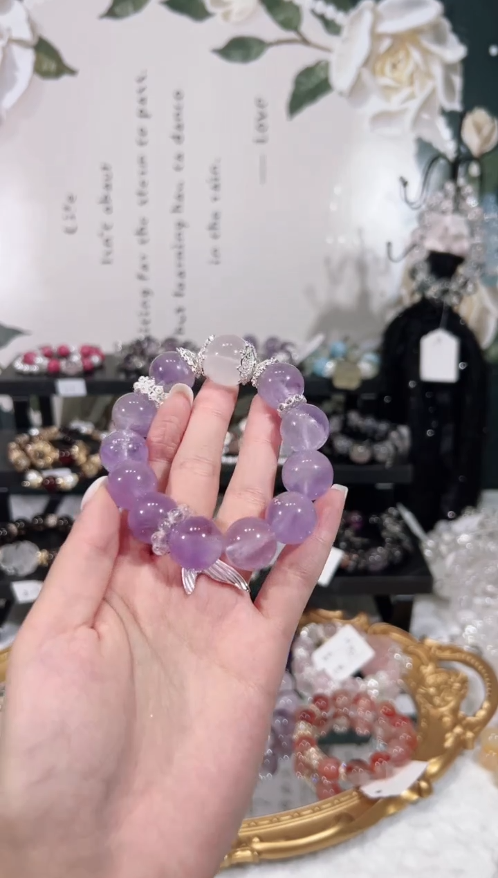 【闪购商品】水晶手链未镶嵌天然水晶默认微瑕 多样性发货发其一