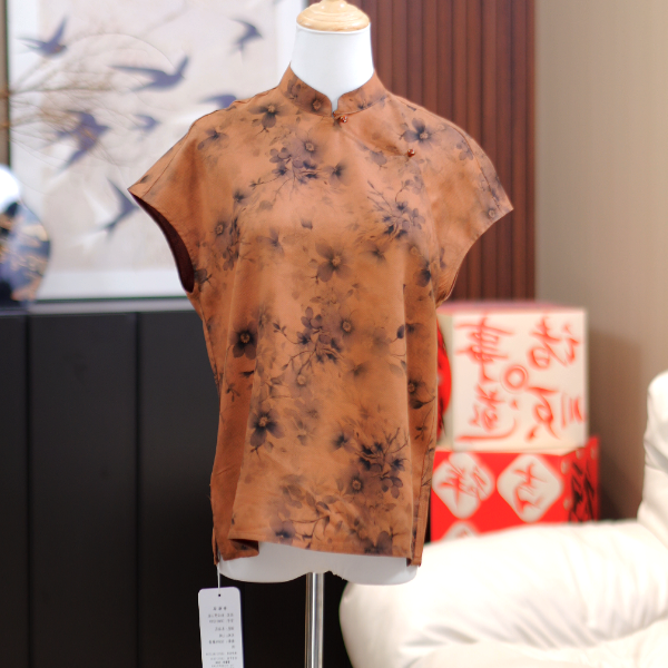 2025夏季新款红云纱花罗小衫31289