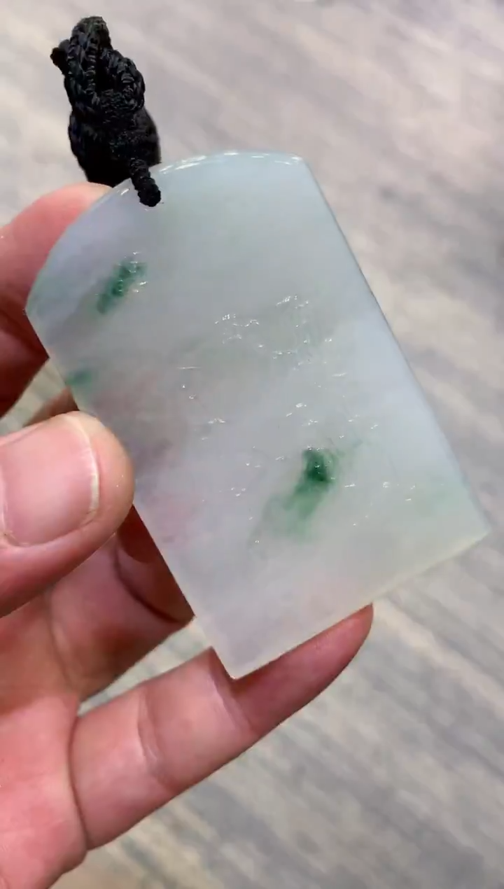 颈饰未镶嵌翡翠天然A货翡翠