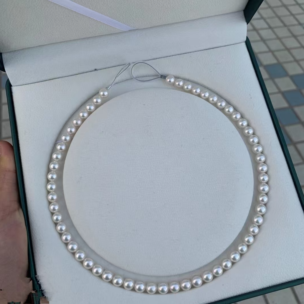 吉尔德大证 海水akoya珍珠项链  白色系 妈妈百搭经典多样性发一