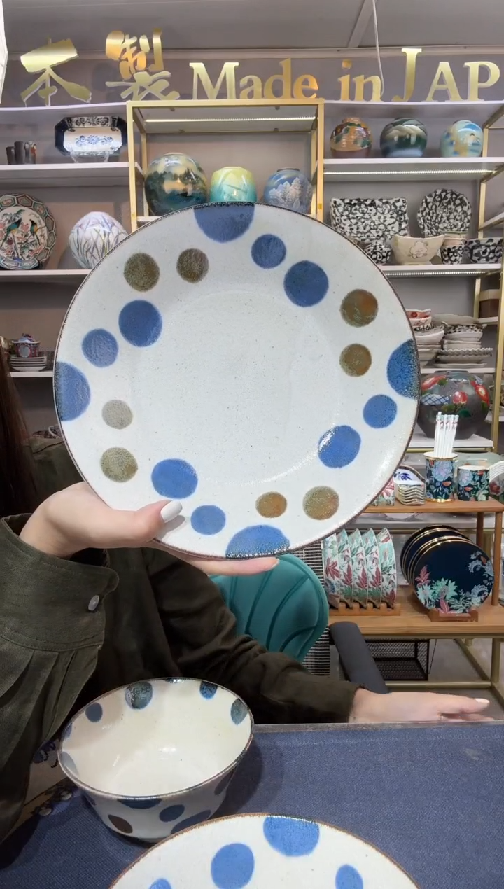 陶瓷南国之星平盘23.8cm一个