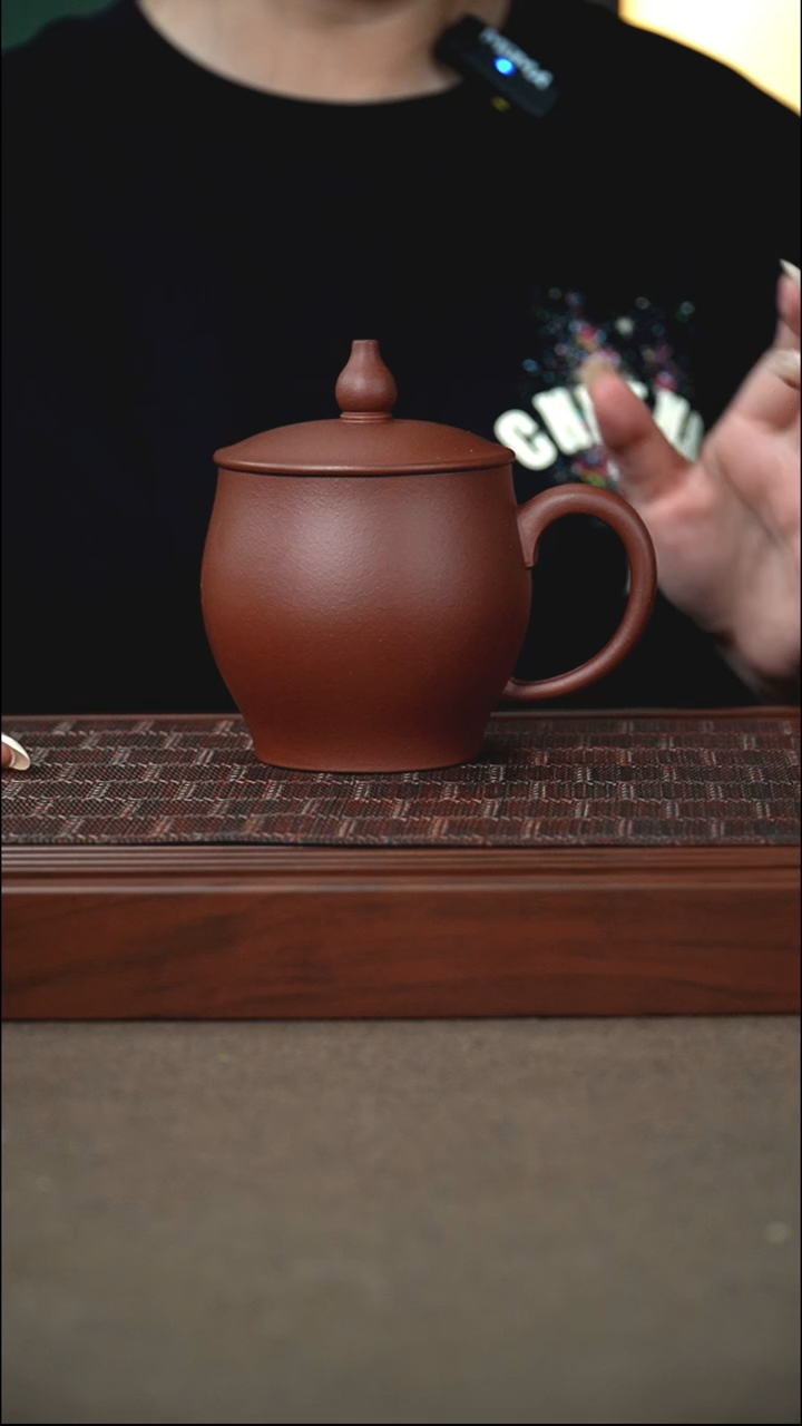 茶杯紫砂原矿清水泥紫砂杯350cc微瑕不退不换