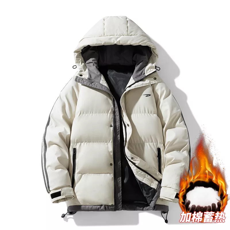 Deerway/德尔惠冬季保暖防寒连帽棉服经典百搭情侣款棉衣