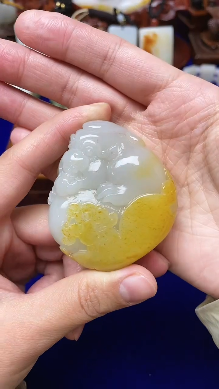 【闪购商品】和田玉挂件未镶嵌1