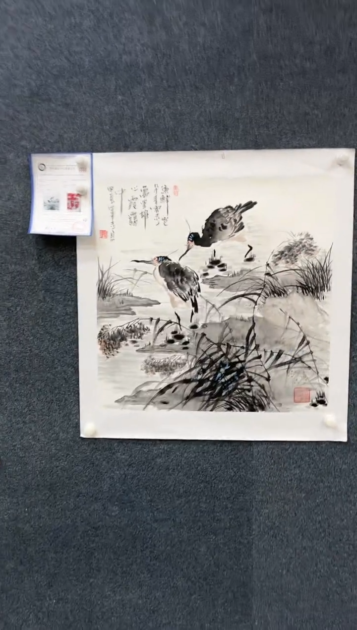 【闪购商品】国画1.23-艺术-郑志宗-四尺斗方花鸟03