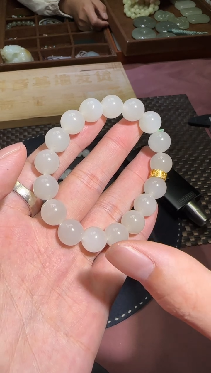 手串未镶嵌和田玉【钰627】18 7001 多样性发其一