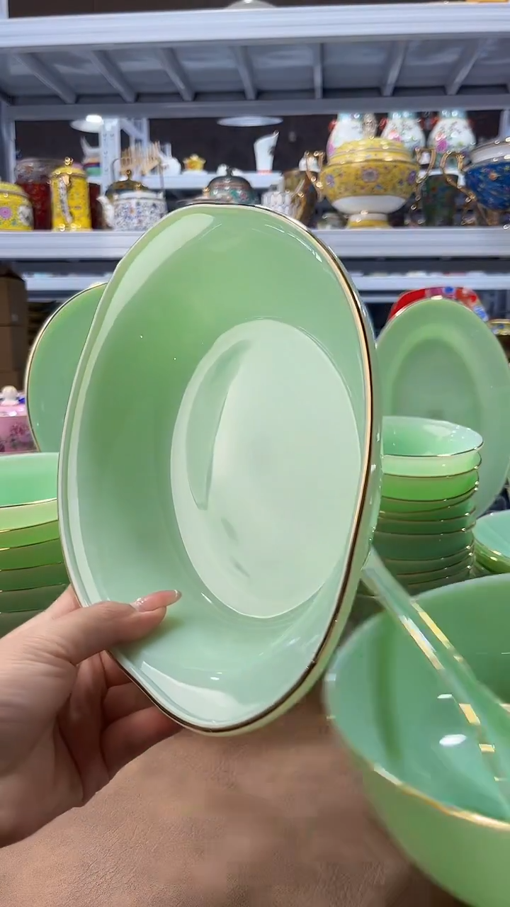 玉瓷12英寸鱼盘1只深