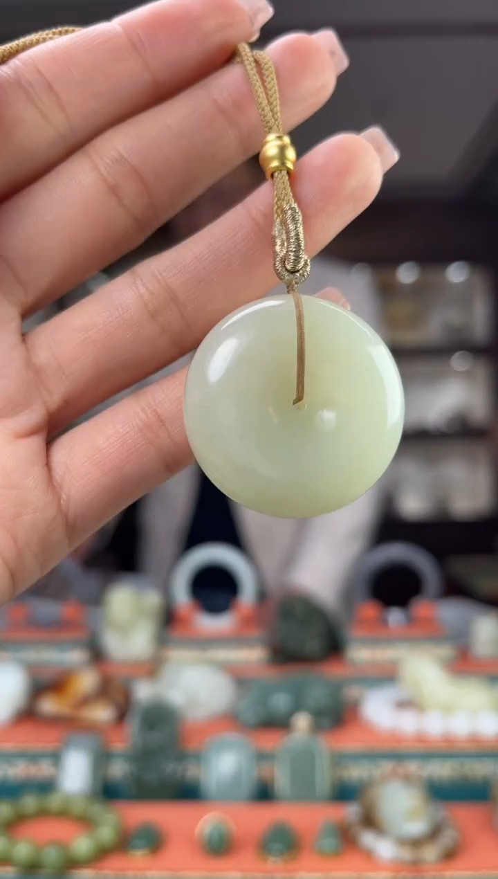 【闪购商品】和田玉颈饰未镶嵌佩佩35mm左右