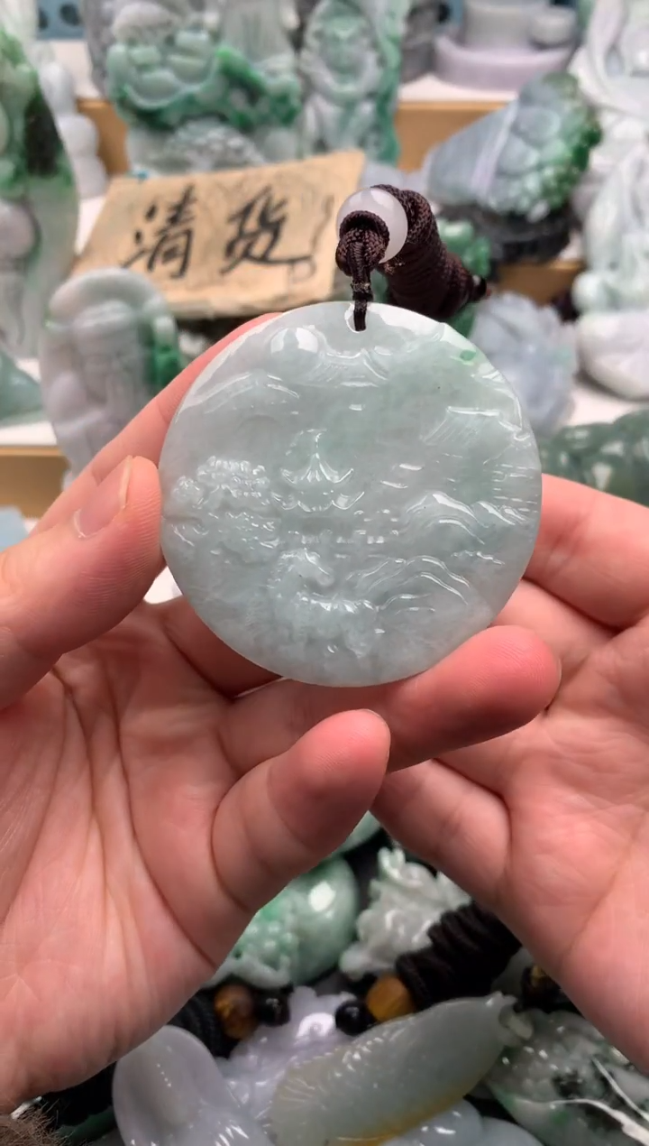 吊坠(不含链)未镶嵌翡翠1