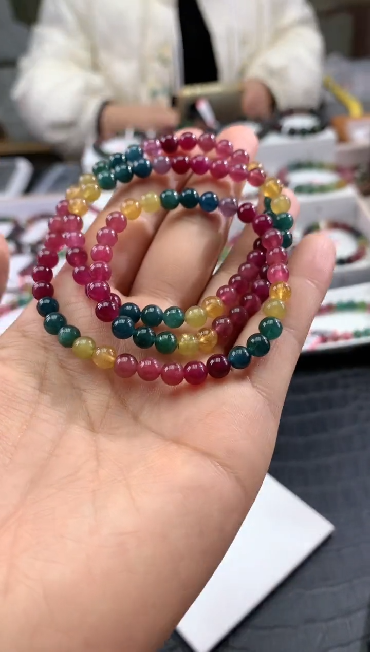 【闪购商品】碧玺手串未镶嵌 多样性发一条