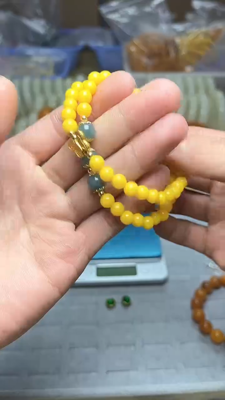 【闪购商品】琥珀手链未镶嵌手串