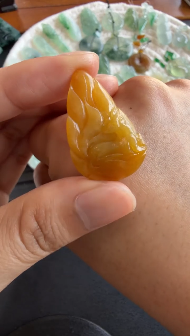 未镶嵌定制翡翠九尾狐