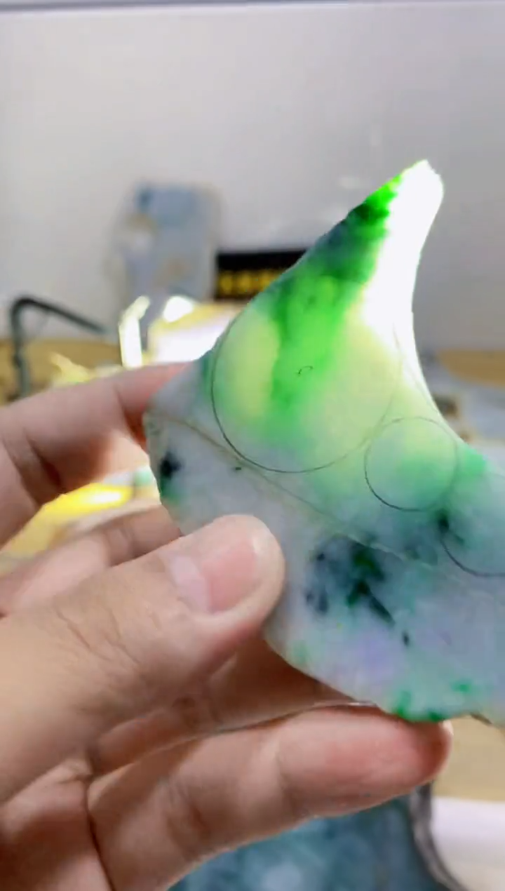 翡翠裸石0蒙0翡翠珠宝345