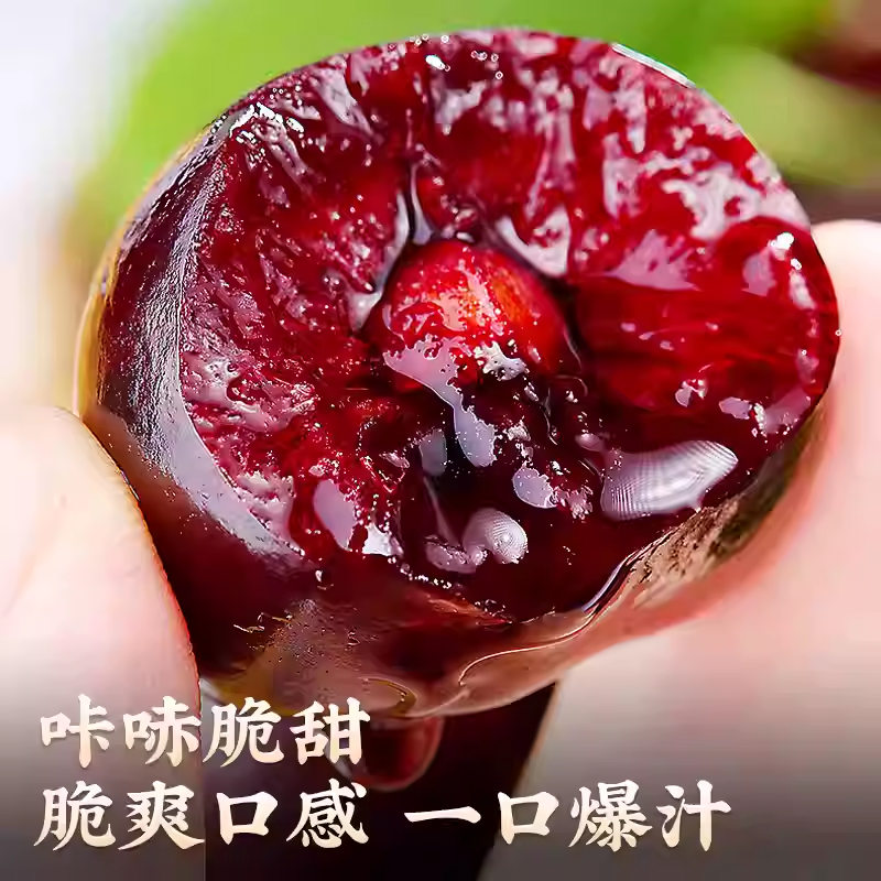 2JD-4JD海运桑提娜车厘子内附果径卡适合孕妇食用原箱5斤