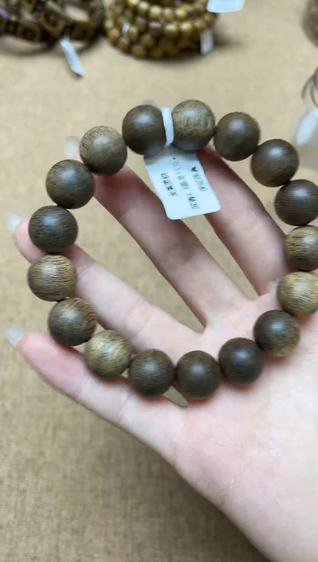 沉香手串文莱黑棋1.3圆珠单圈多样性发其一