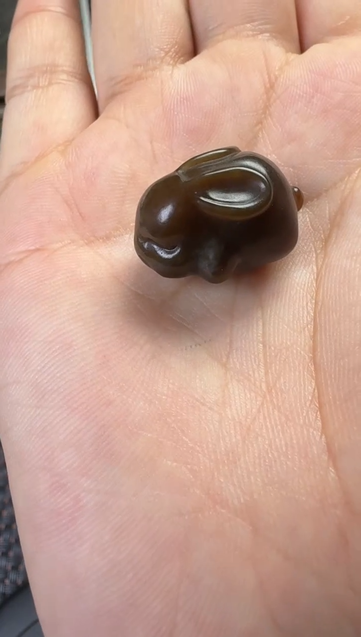 颈饰未镶嵌和田玉Õ****猪纯红糖