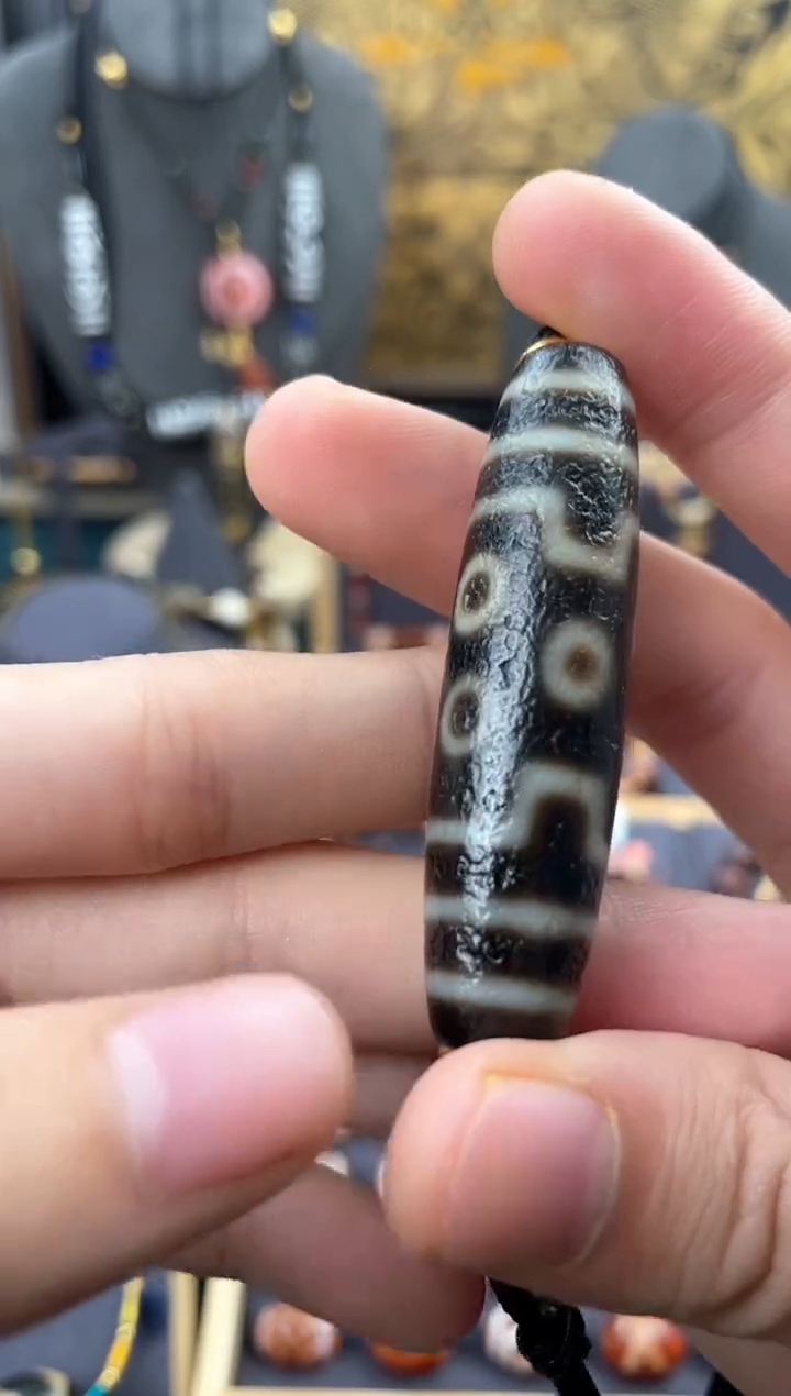 【闪购商品】玛瑙/玉髓项链未镶嵌美泓高品包浆牙黄七眼锁骨链