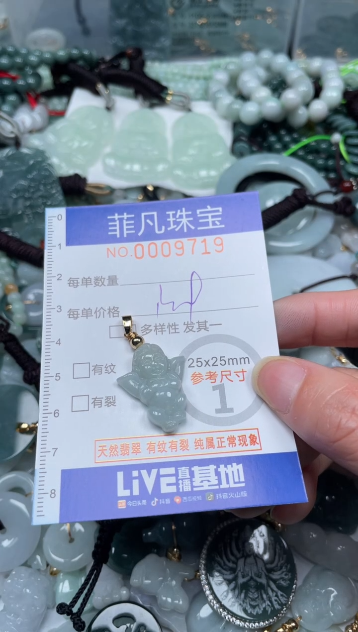 【闪购商品】翡翠颈饰未镶嵌00..9719