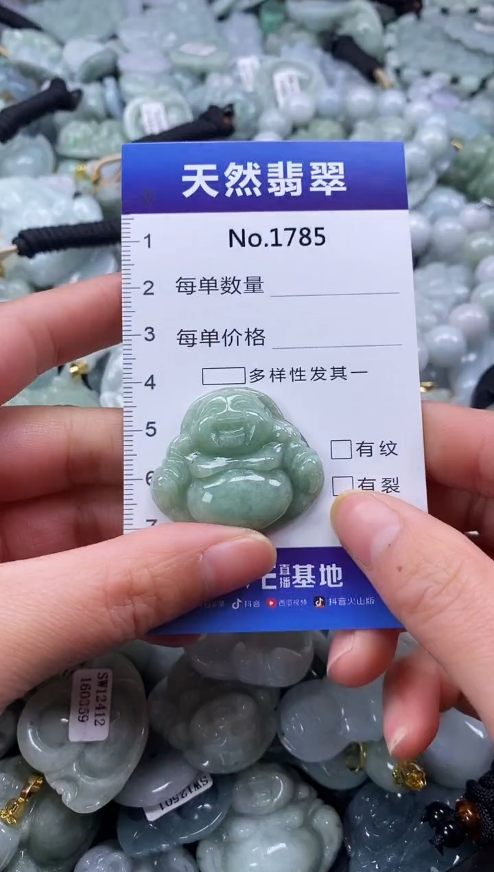 【闪购商品】翡翠颈饰未镶嵌缅甸A货翡翠1785