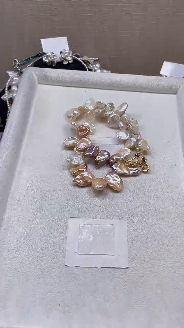 未镶嵌项链淡水珍珠【纯恬饰品】