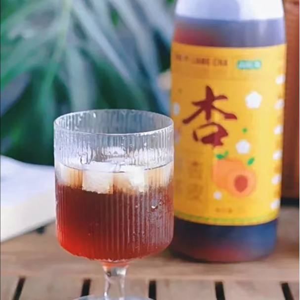 山花集新疆杏皮茶植物饮料新疆小白杏杏皮凉茶*1L