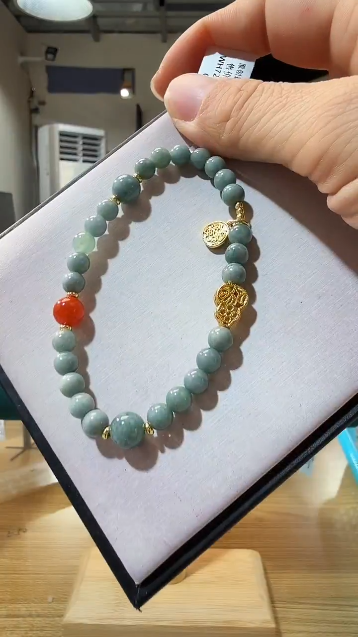 未镶嵌手链翡翠优0079 约5mm 多样性发一件