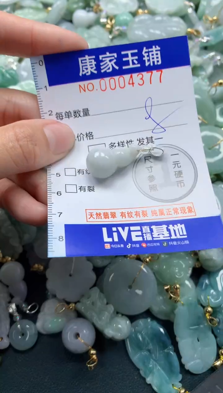 颈饰未镶嵌翡翠4377