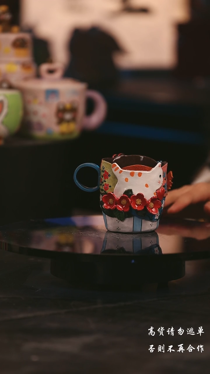 陶瓷景德镇可爱设计师款陶瓷 
