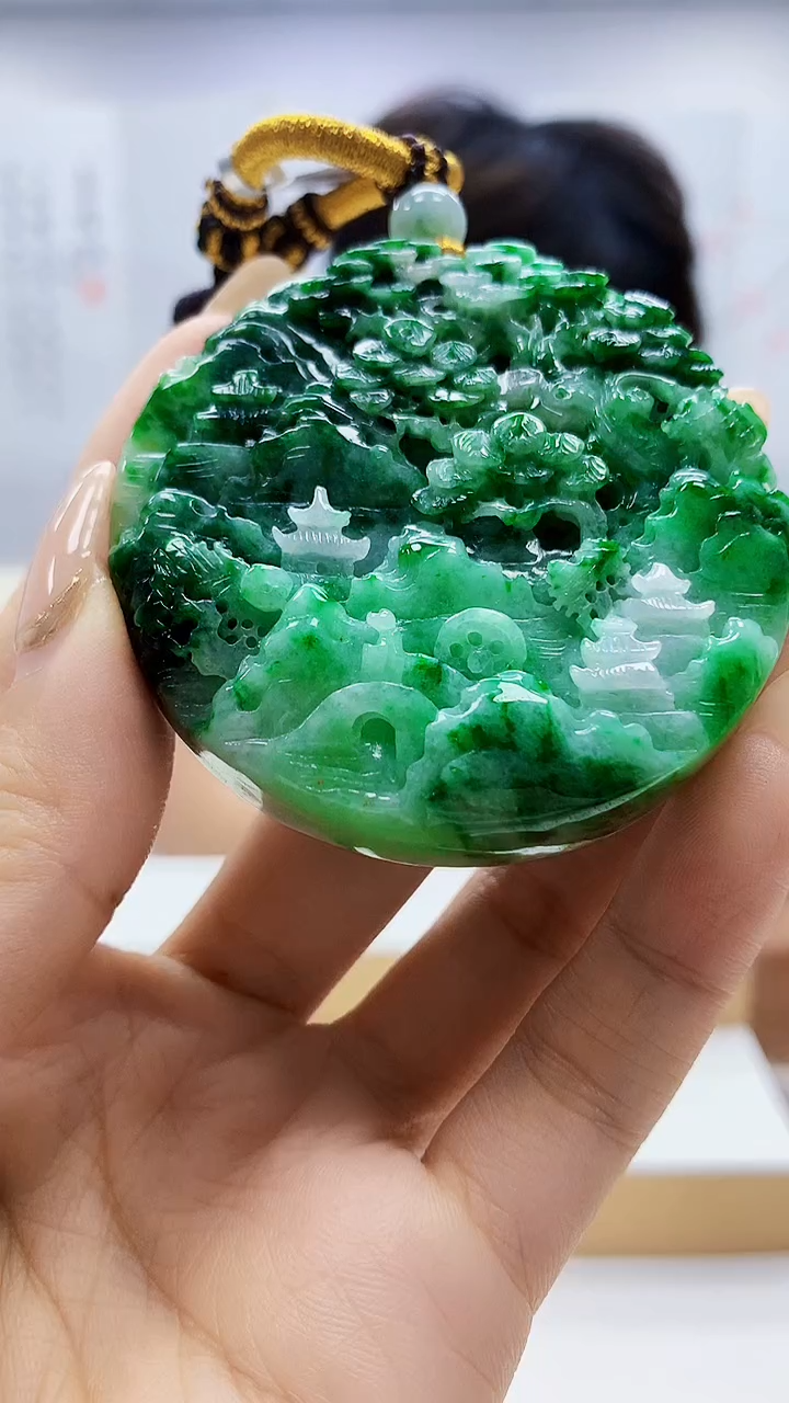 未镶嵌定制翡翠5145ty-毛货挂件21