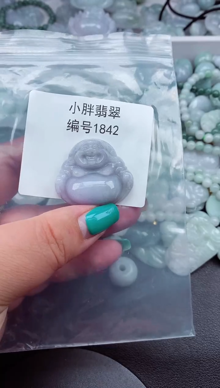 颈饰未镶嵌翡翠缅甸天然A货翡翠1842