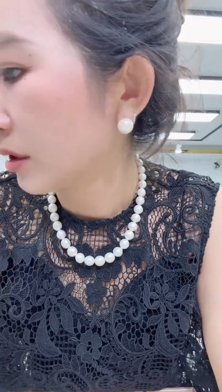 无非金属13145耳钉一对