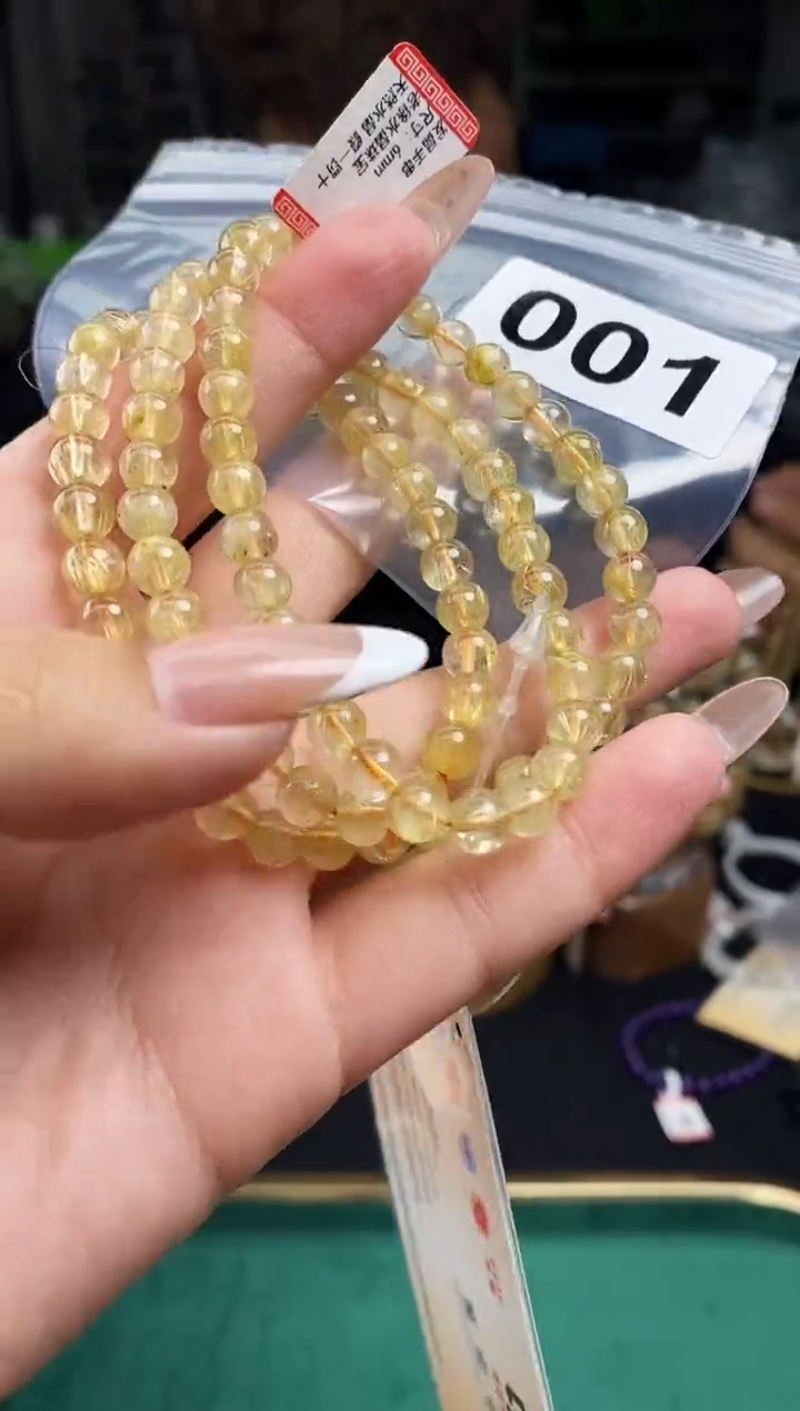 【闪购商品】水晶手串未镶嵌手串001
