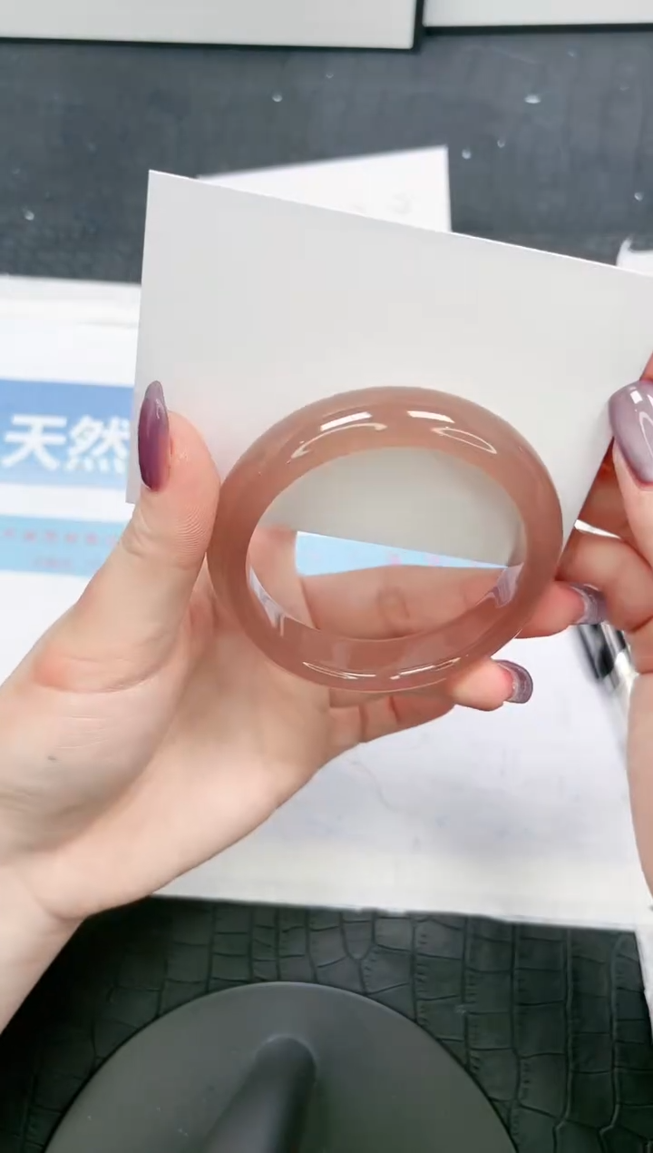 【闪购商品】石英质玉手镯未镶嵌222-54.5