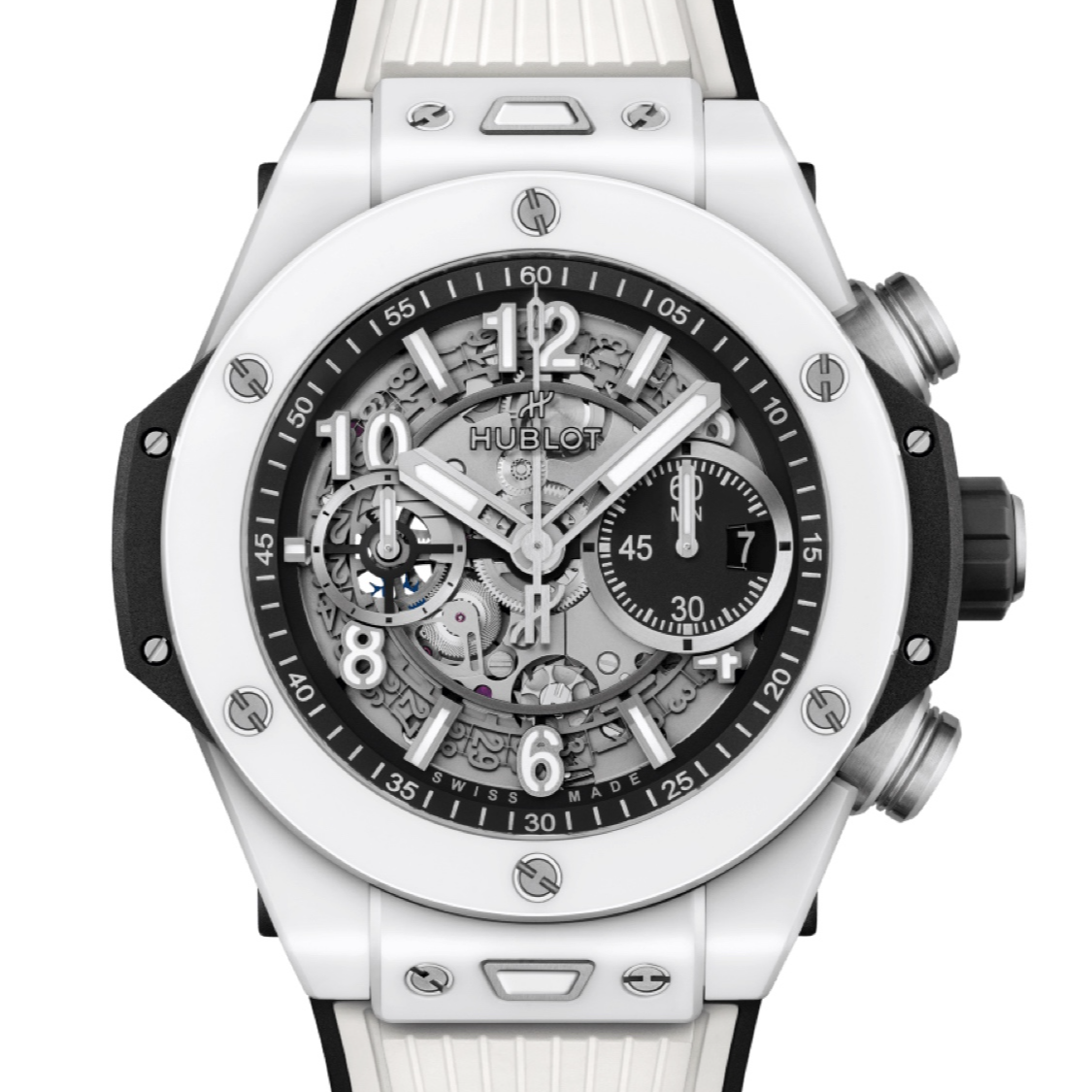 95新 Hublot/宇舶表 大爆炸441/白陶瓷/42mm/自动机械