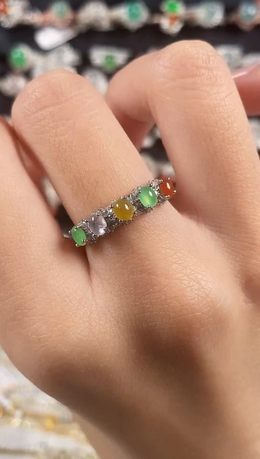 未镶嵌戒指翡翠天然A货翡翠6