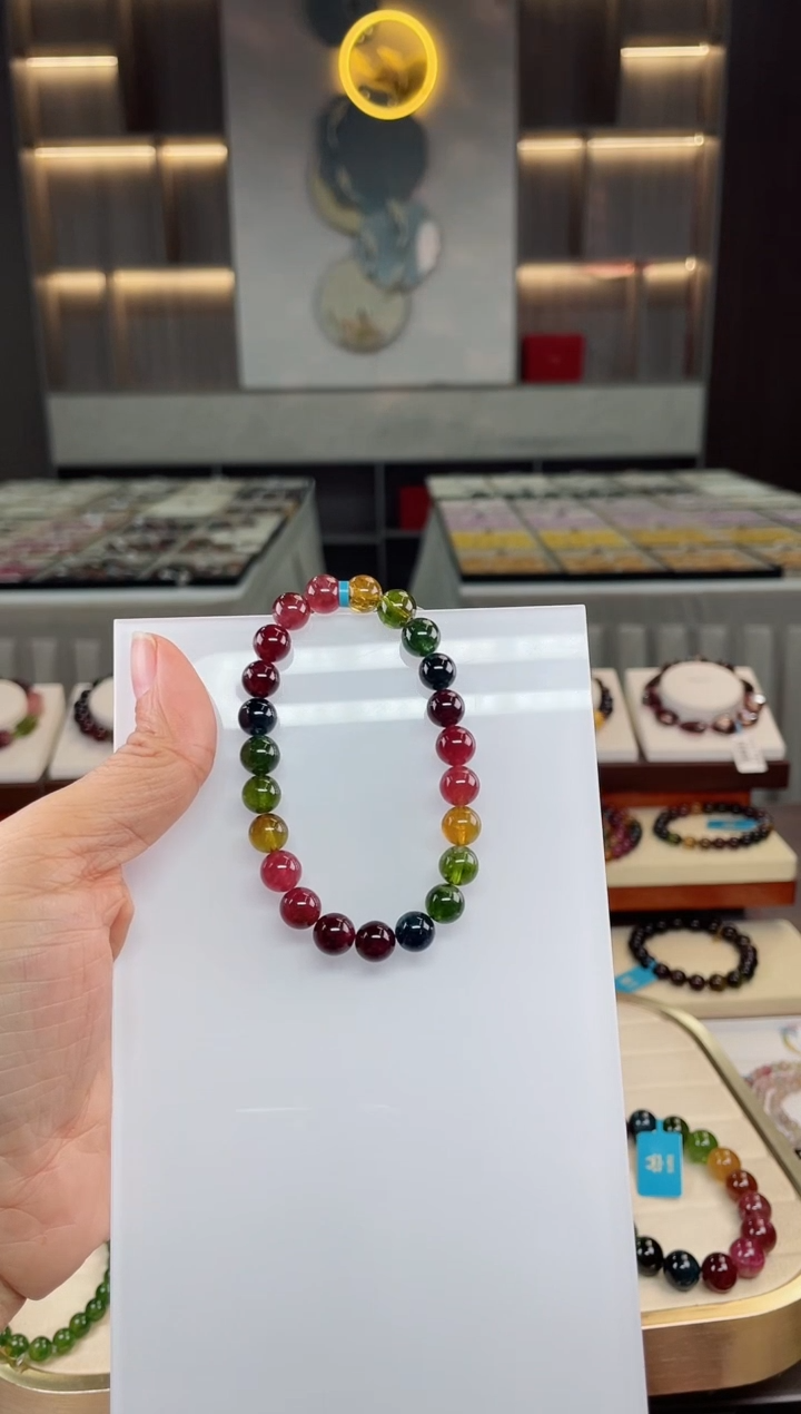 【闪购商品】碧玺单圈手串未镶嵌（多样性发一条）Q