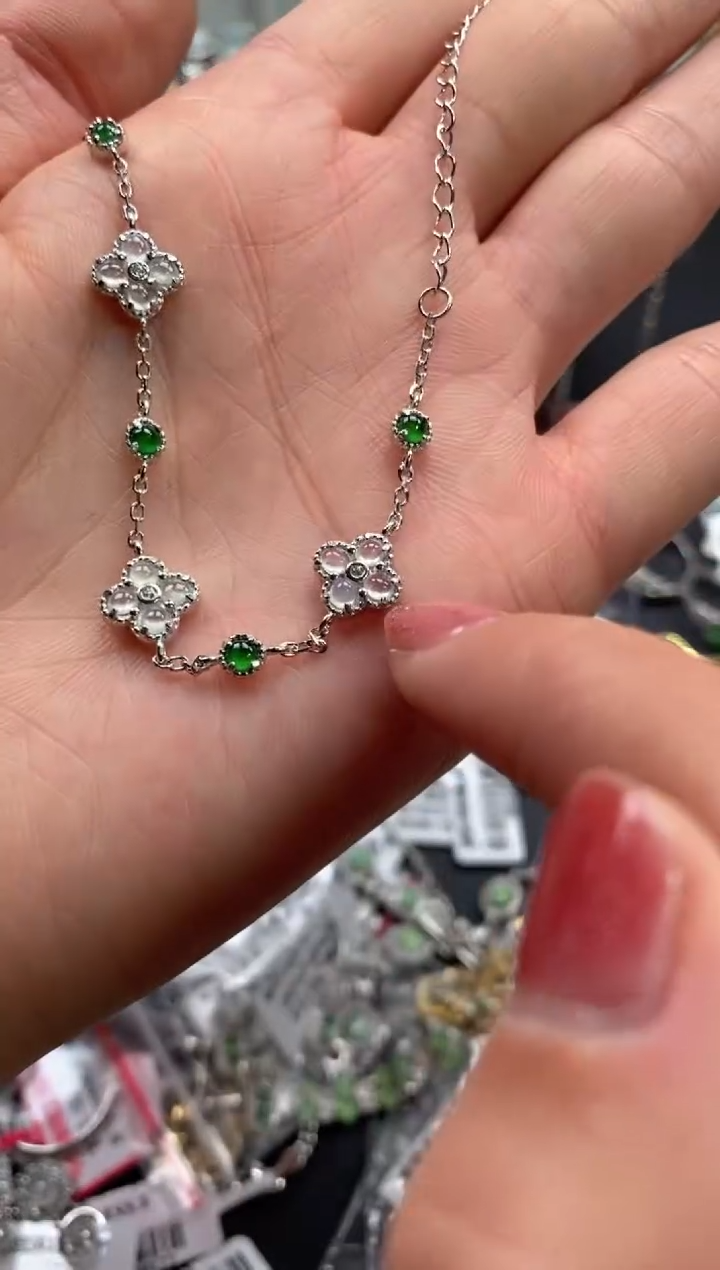 【闪购商品】翡翠戒指银S925镶嵌111111111     1