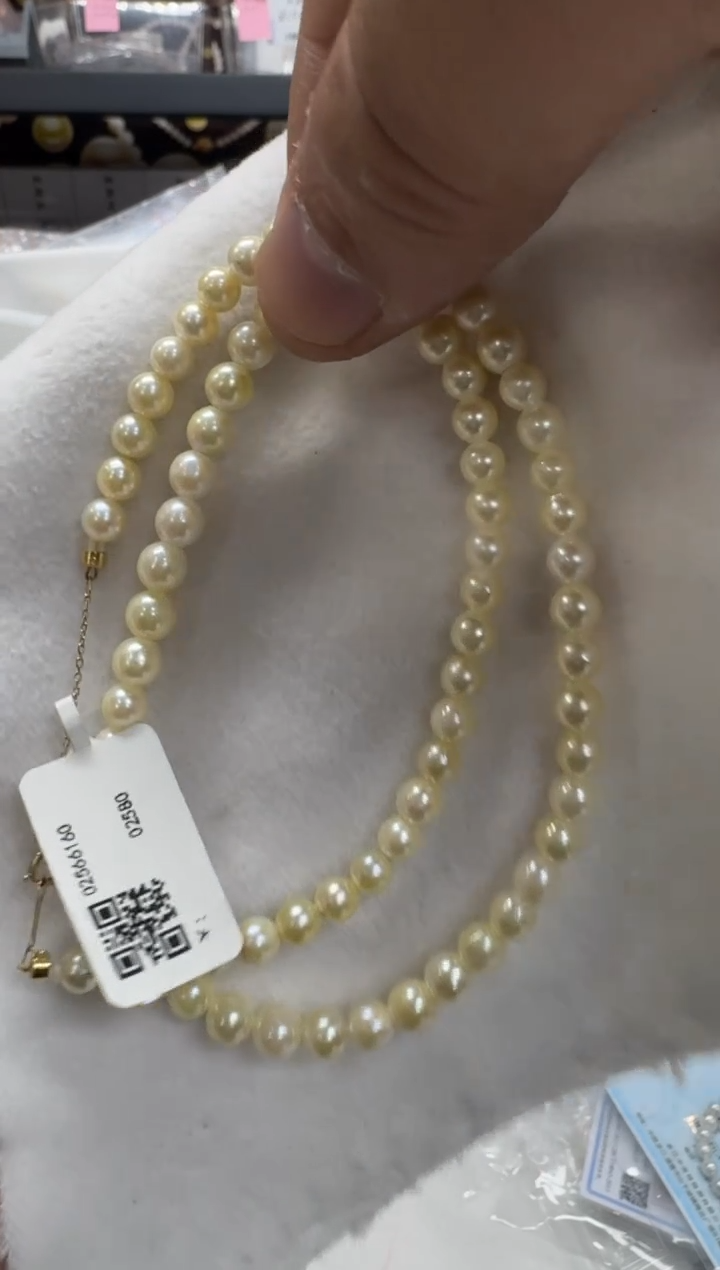 【闪购商品】海水珍珠颈饰18K金镶嵌海水项链