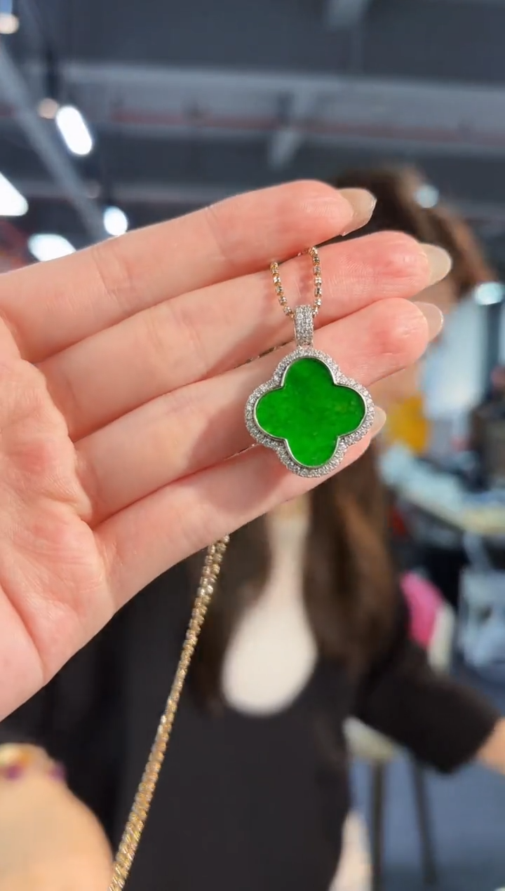 【闪购商品】翡翠吊坠(不含链)未镶嵌缅料A货/支持复检/一件