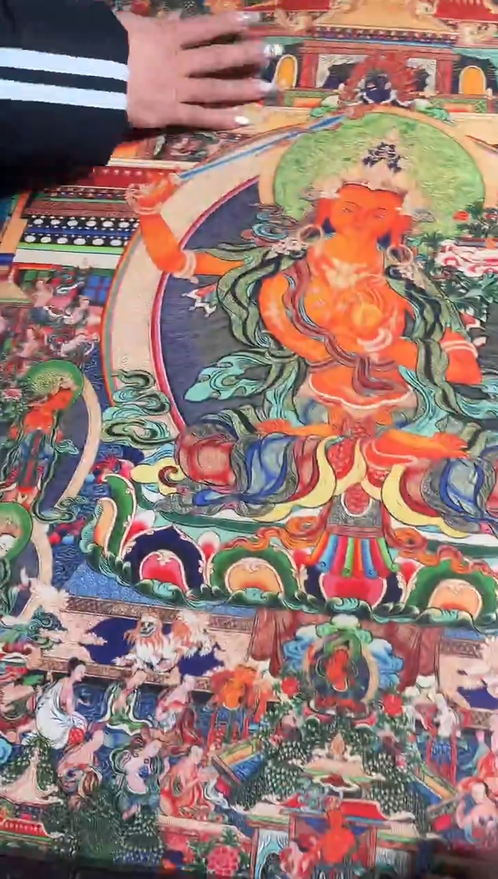 卷轴画路路的唐卡tk160