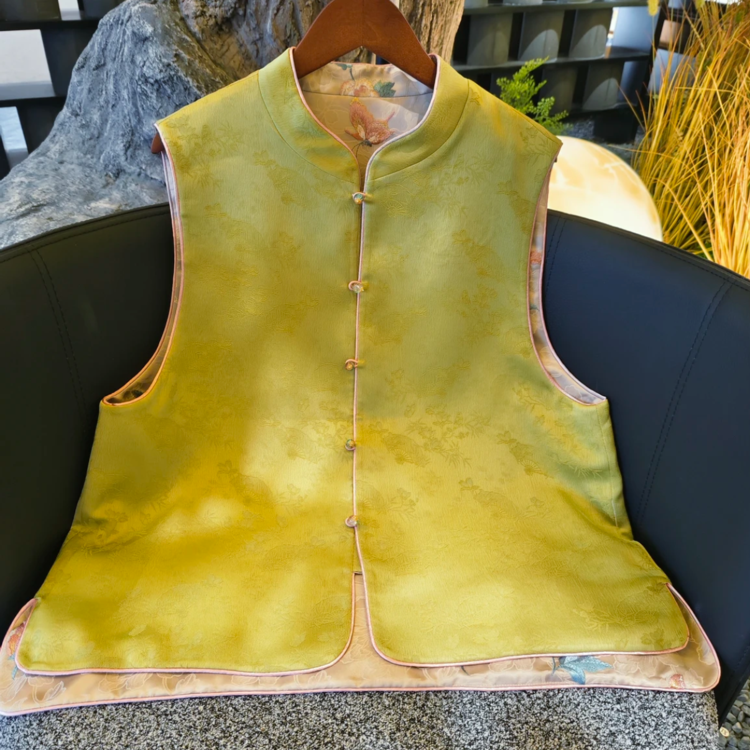 马夹新品爆款马甲双面绣花2025年春季