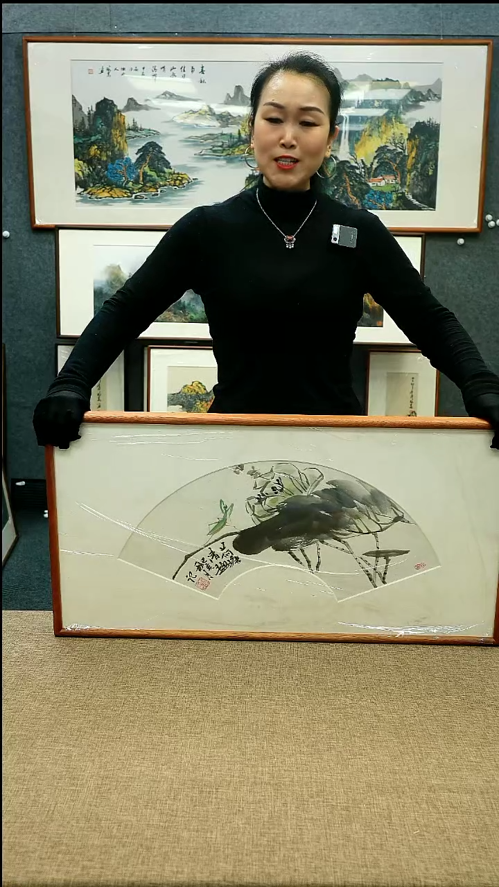 【闪购商品】国画42*82本土老师花鸟