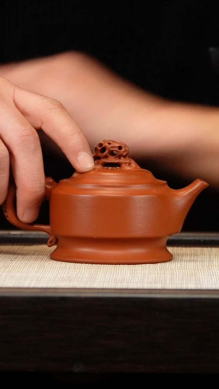 茶壶紫砂朱泥磐石