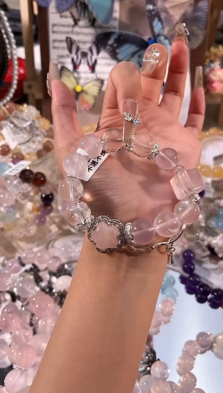 【闪购商品】水晶手链未镶嵌多样性发货颜色微差发其一