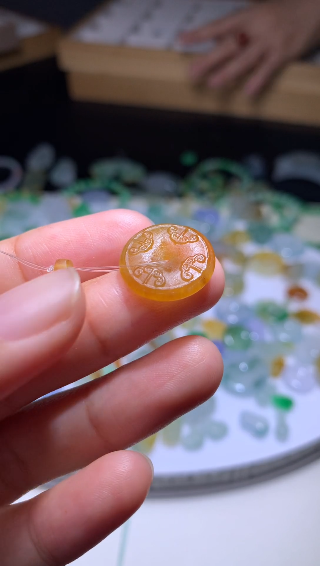 未镶嵌定制翡翠用****6毛货