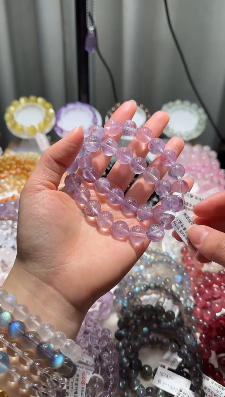 【闪购商品】紫晶手链未镶嵌紫水晶11mm