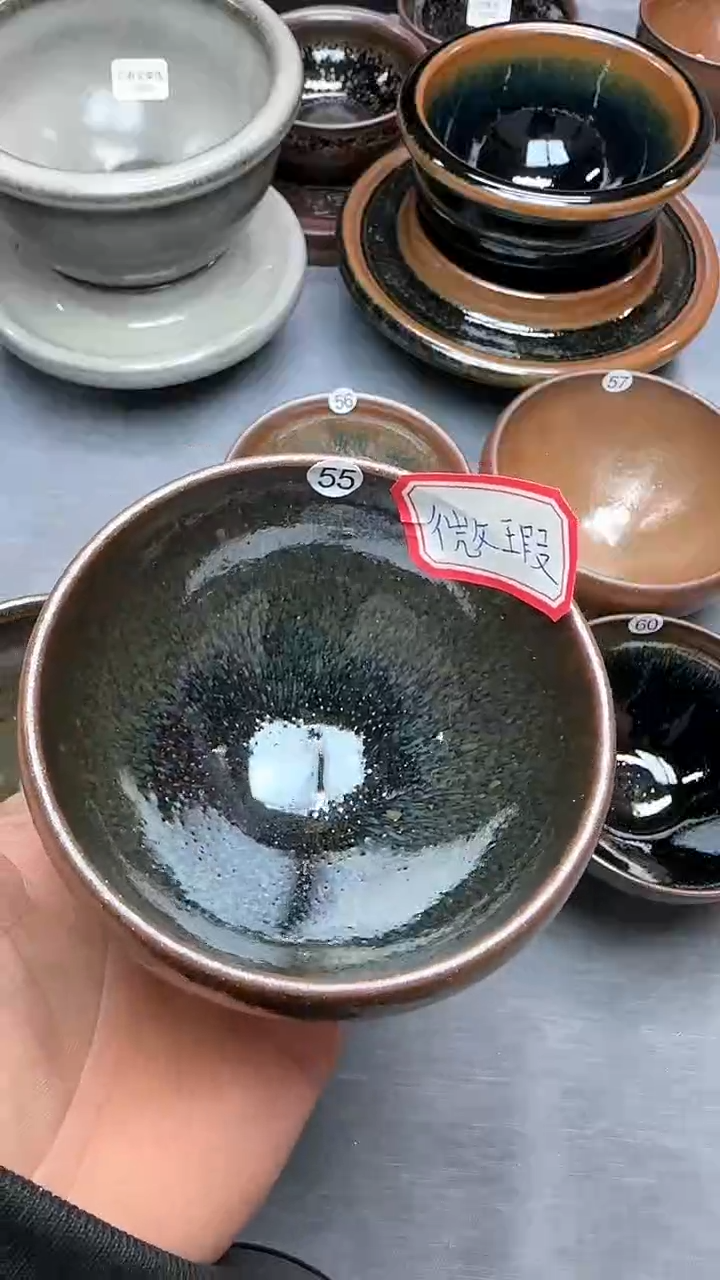 【闪购商品】茶盏印春堂柴烧建盏