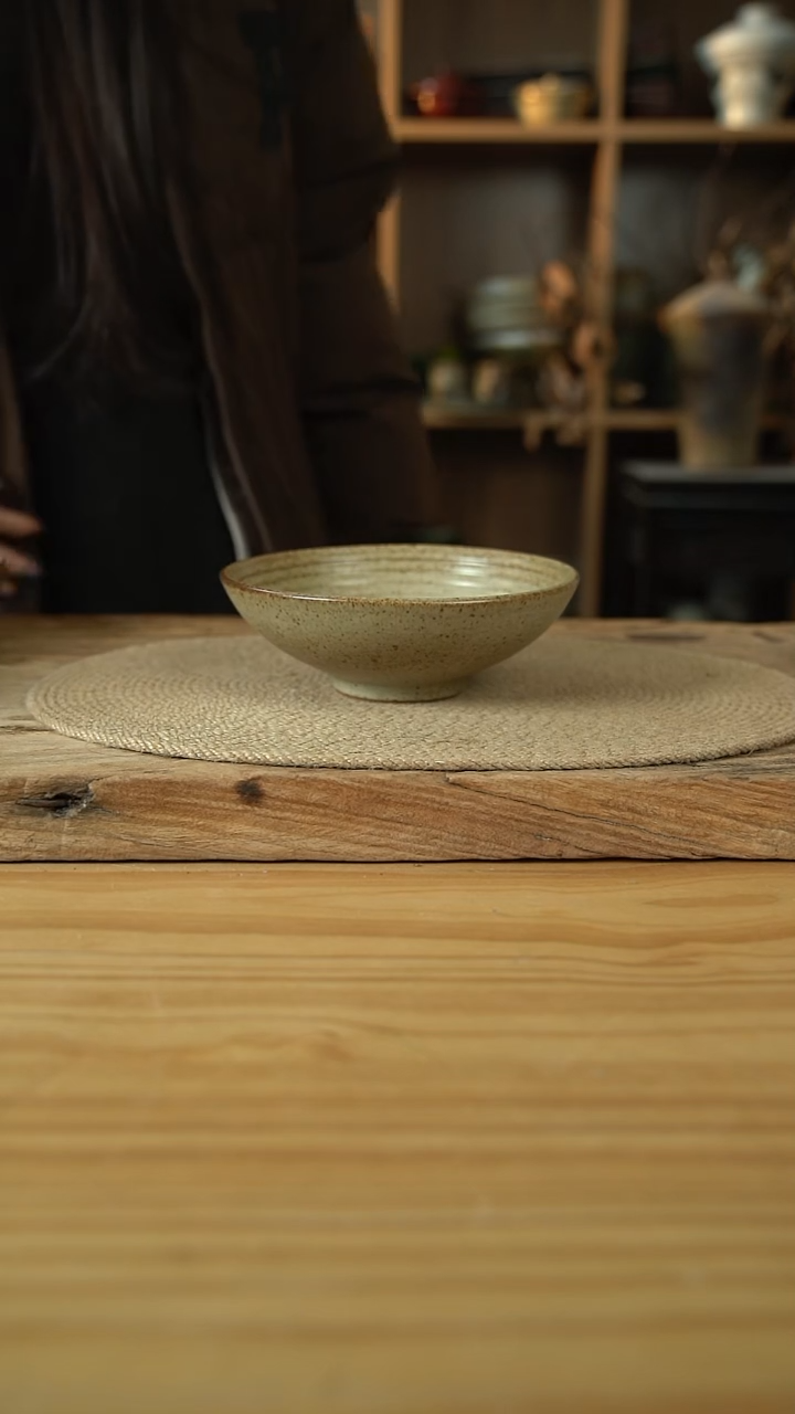 奶奶系列的7英寸内螺纹燕麦酸奶碗1个